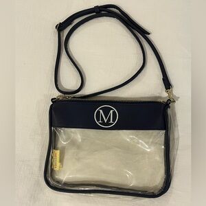 Monogrammed “M” Viv & Lou Stadium Crossbody Bag